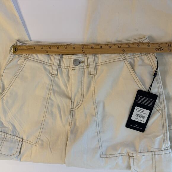 True Religion Military SN Cargo Pants Size 29 Winter White MSRP $139 NWT Womens - Picture 8 of 10